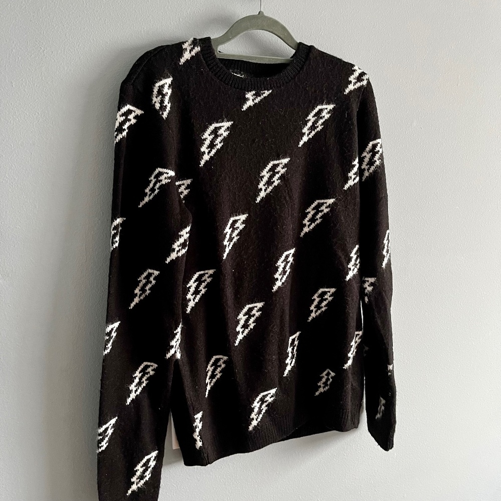 ASOS Lightning Print Sweater